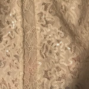 BCBG Dresses - White sequined lace BCBG dress BCBG Dresses - White sequined lace BCBG dress